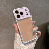 Color-blocked Shockproof Frosted Phone Case For iPhone