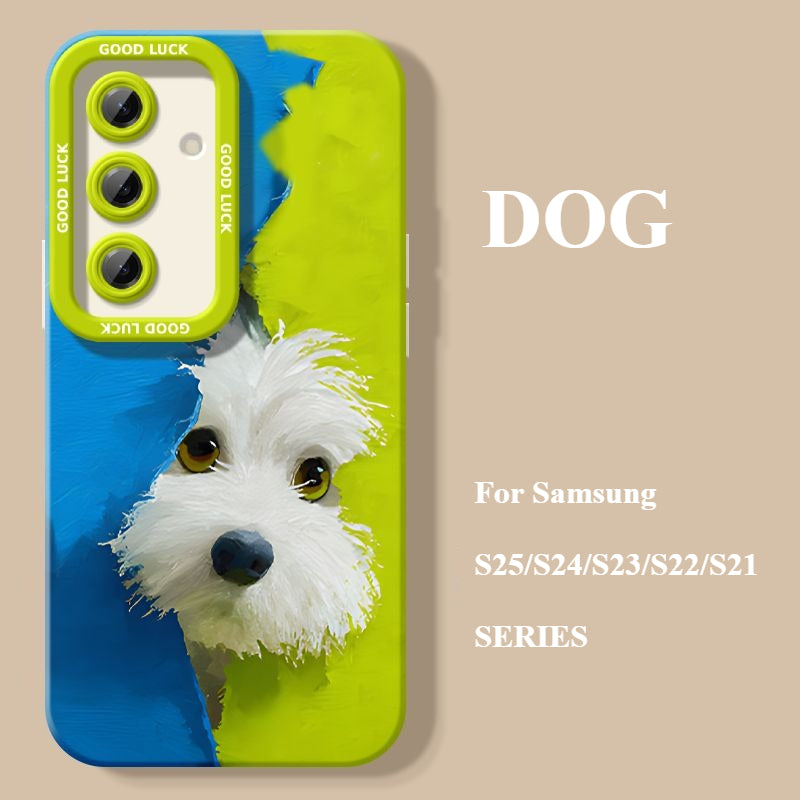 Peeking Puppy Phone Case For Samsung