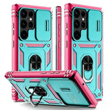 Heavy Duty with Camera 360°Kickstand Case For Samsung