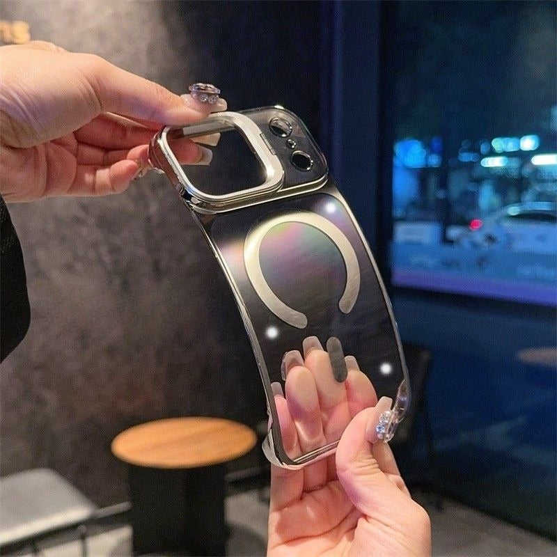 Electroplated Frameless Magnetic Phone Case For iPhone
