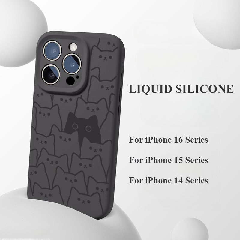 Liquid Silicone Phone Case For iPhone