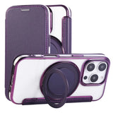 Flip Leather Wallet Rotating Fold Stand Magnetic Phone Case For iPhone
