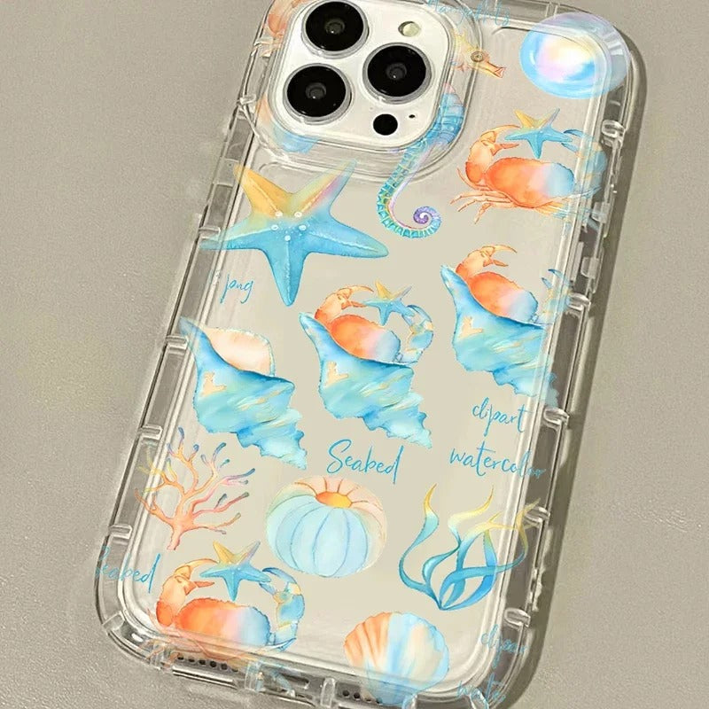 Colorful Clear Phone Case For iPhone