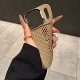 Hollow-out Heat Dissipation Phone Case For iPhone