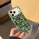 Oil Painting Colored Flower Phone Case For iPhone