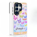 Butterfly Phone Case with Lanyard For Samsung