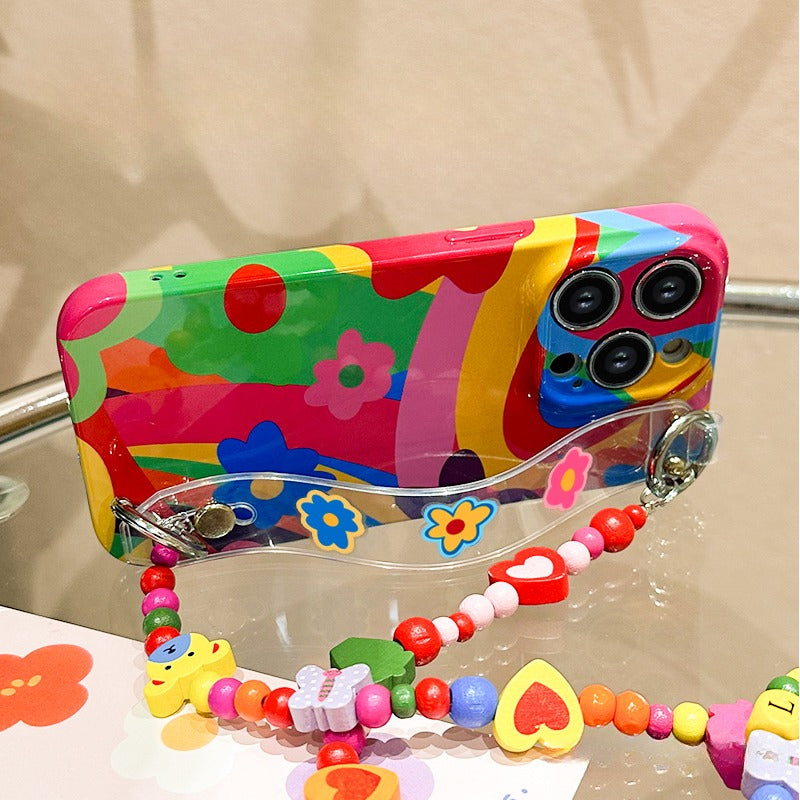 Graffiti Flower Phone Case For iPhone