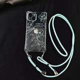 Line Flower Phone Case For iPhone