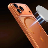 Transparent Plating Soft Magnetic Case For iPhone