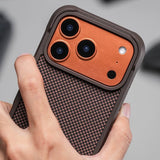 Carbon Fiber Magnetic Phone Case For iPhone
