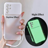 Night Light Luminous Clear Phone Case For Samsung