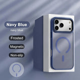 Matte Transparent Magnetic Case For iPhone