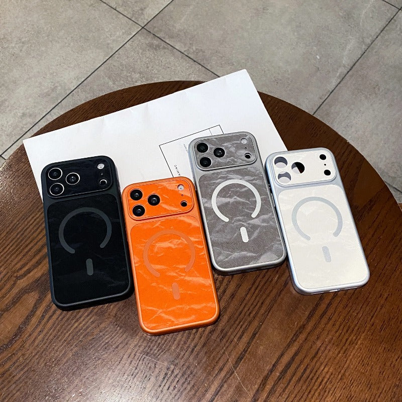 Large Window Magnetic Phone Case For iPhone