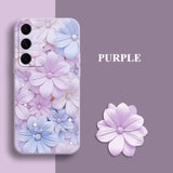 Flower Silicone Soft Phone Case For Samsung