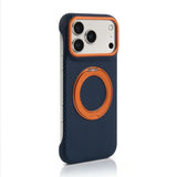 Frameless Magnetic Stand Phone Case For iPhone