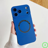 Liquid Silicone Magnetic Silicone Case For iPhone
