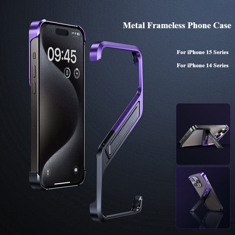 Luxurious Metal Frameless Phone Case For iPhone