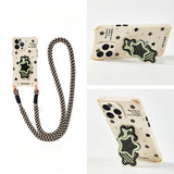 Star Four-corner Lanyard Phone Case For iPhone