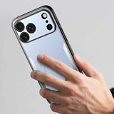 Metal Frosted Shockproof Phone Case For iPhone