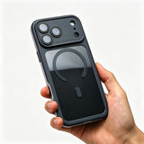 Solid Color Frame Airbag Shockproof Phone Case For iPhone
