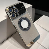 Large Window Cooling Phone Case For iPhone