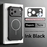 Camera Protection Shockproof Magnetic Case For iPhone