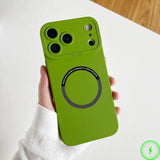 Liquid Silicone Magnetic Silicone Case For iPhone