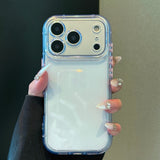 Jelly-like Airbag Transparent Phone Case For iPhone