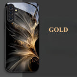 Leaf Pattern Phone Case For Samsung