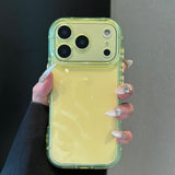 Jelly-like Airbag Transparent Phone Case For iPhone