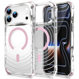 Transparent Magnetic Shockproof Airbag Phone Case For iPhone