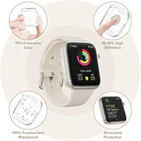 5PCS Soft TPU Cover Screen Protector For Apple Watch