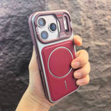 Large Window Magnetic Phone Case For iPhone