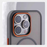 Luxury Matte Translucent Magnetic Case For iPhone