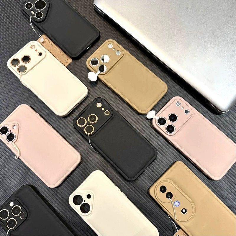 Solid Color Candy Cushion Phone Case For iPhone