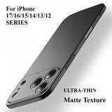 Slim Matte Hard PC Case For iPhone