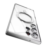 Luxury Plating Magnetic Clear Case For Samsung