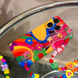 Graffiti Flower Phone Case For iPhone