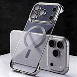 Ultra Thin Frameless Plating Phone Cases For iPhone