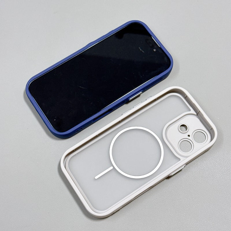 Transparent Magnetic Phone Case For iPhone