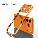 Ultra-thin Titanium Frame Phone Case For iPhone