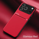 Leather Texture Magnet Case For iPhone