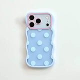 Colorful Polka Dot and Wave Graffiti Phone Case For iPhone