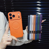 Fine Hole Lens Anti-collision Magnetic Phone Case For iPhone