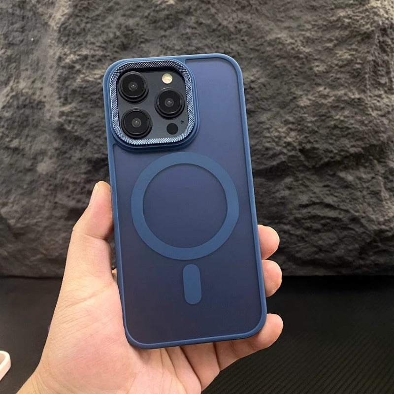 Frosted Magnetic Phone Case For iPhone