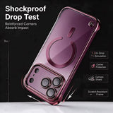 Ultra Thin Frameless Plating Phone Cases For iPhone