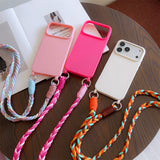 Braided Lanyard Phone Case For iPhone