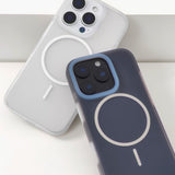 Jelly Color Magnetic Liquid Silicone Phone Case For iPhone