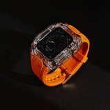 Transparent One-Piece Watch Strap Protective Case For iWatch