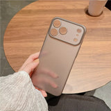 Ultra-thin PC Hard Slim Lens Protection Case For iPhone